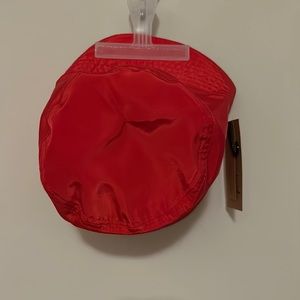 Steve Madden • Red Nylon Bucket Hat • One Size
